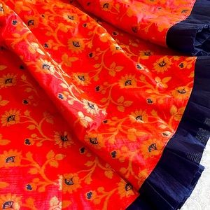 Silk skirt/lengha